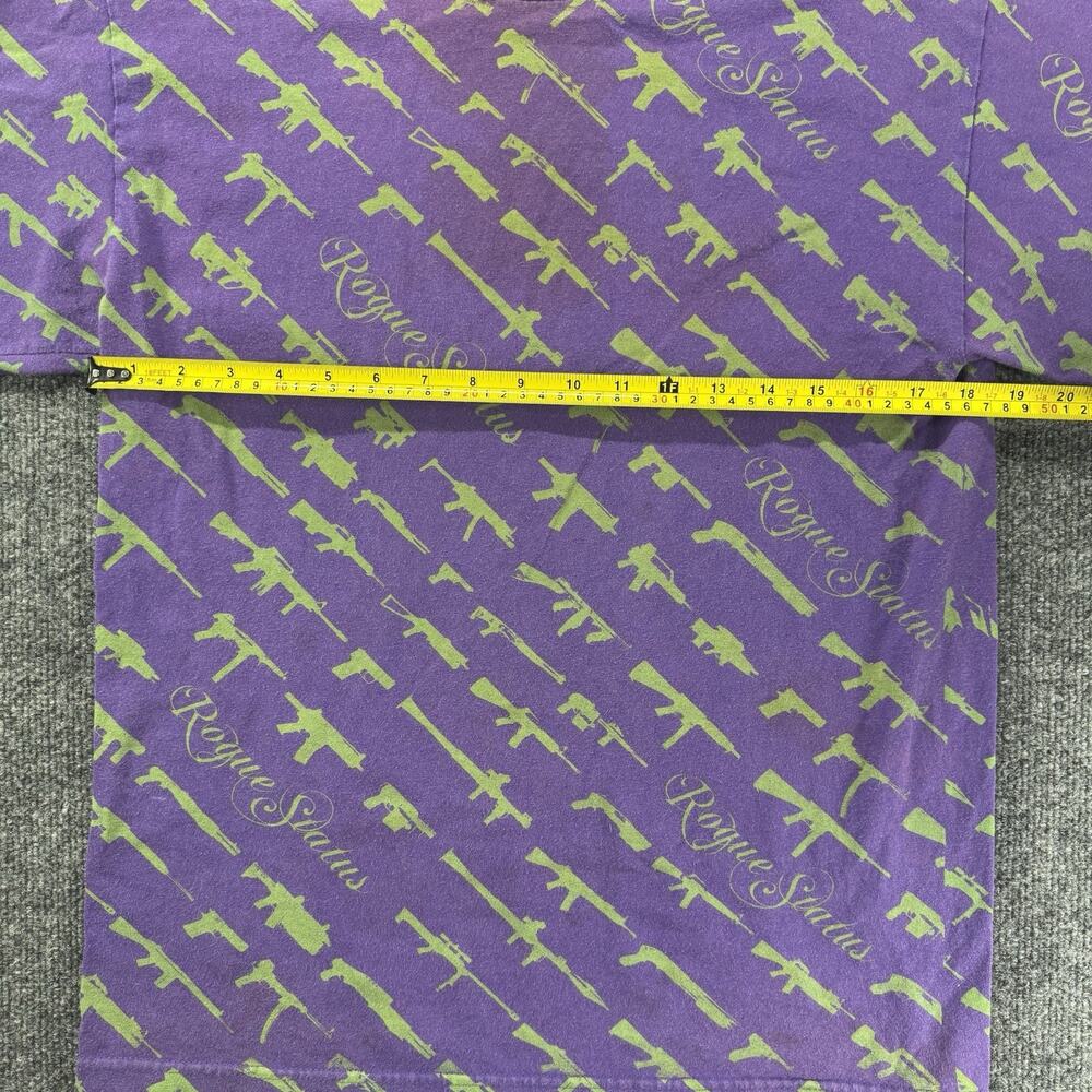 Vintage Y2k Rogue Status Gun Show Aop T Shirt Ska… - image 5